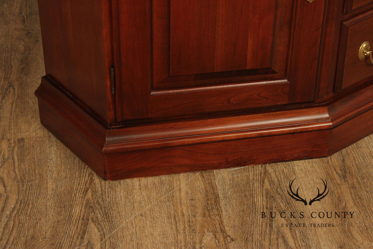 Harden Georgian Style Cherry China Cabinet