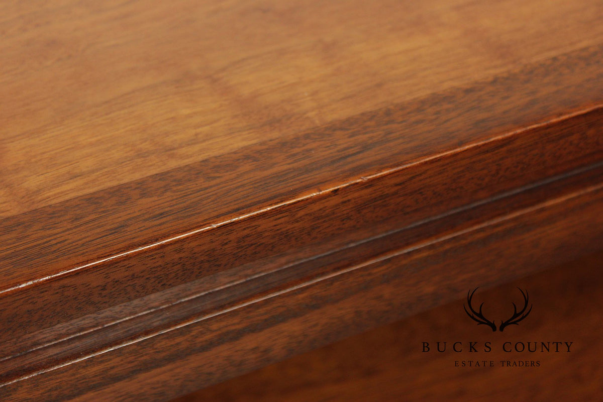 Edward Wormley for Dunbar Walnut And Brass Coffee Table