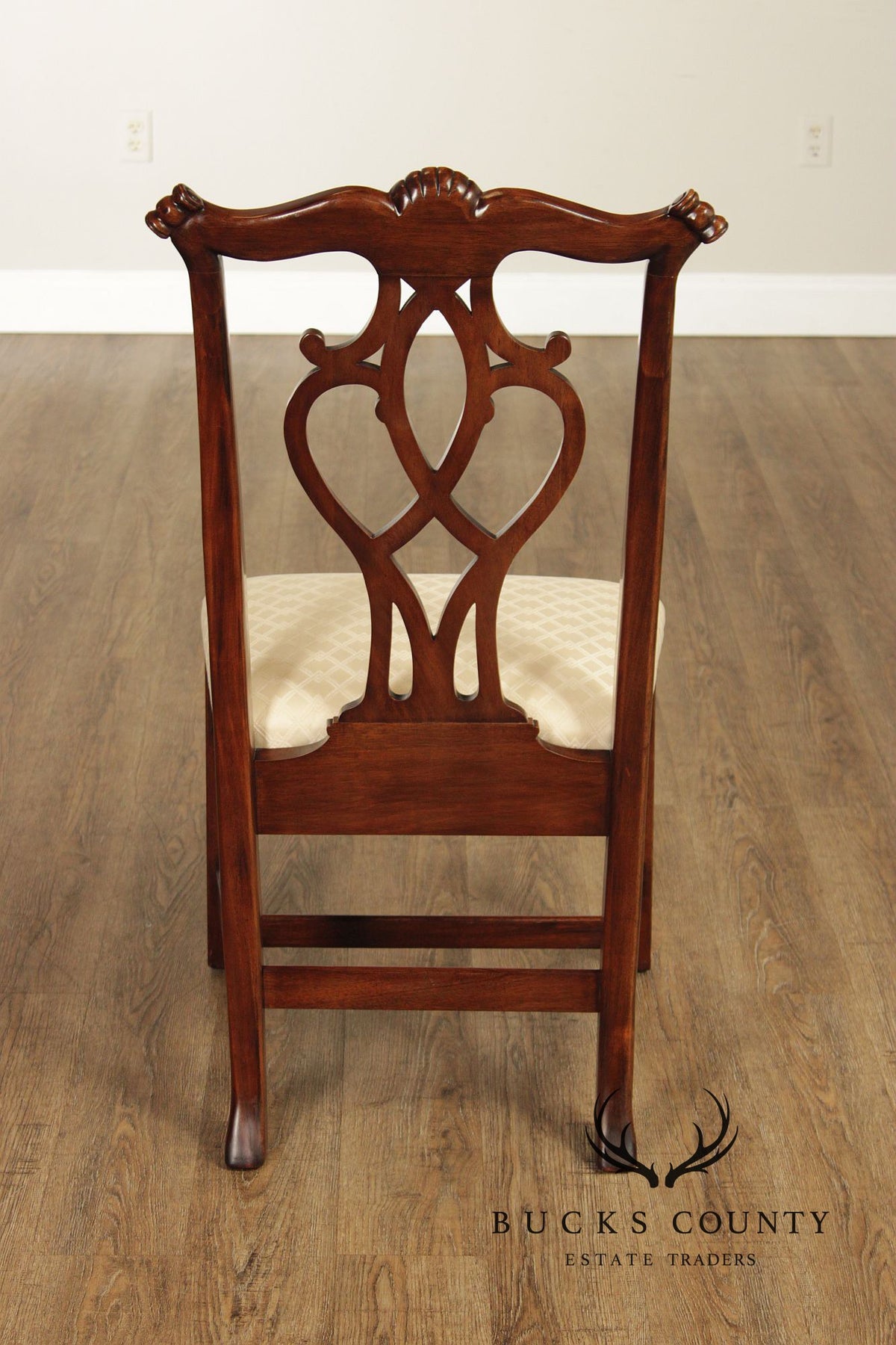 Pennsylvania Classics Set Of Four Chippendale Style Mahogany Dining Chairs