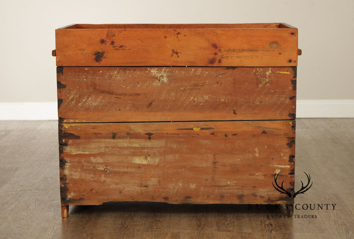 Antique Farmhouse Softwood Dry Sink