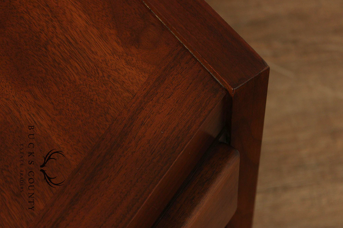 Lane Furniture Mid Century Modern Walnut Cabinet End Table