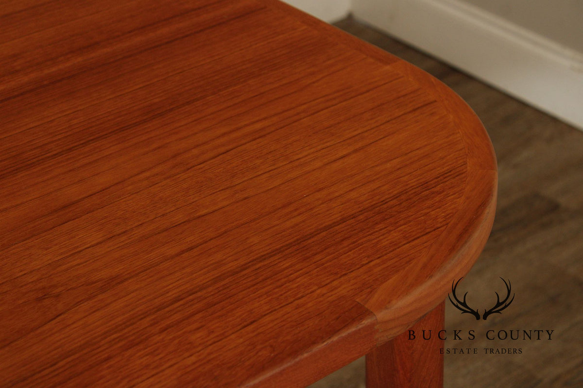 Danish Modern Style Teak Expandable Dining Table