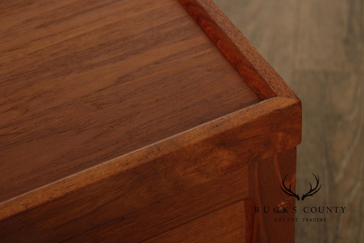 Teak N'Yu Danish Modern Style Teak Blanket Chest