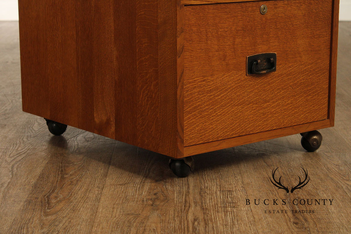 Stickley Mission Collection Oak Two-Drawer File Cabinet