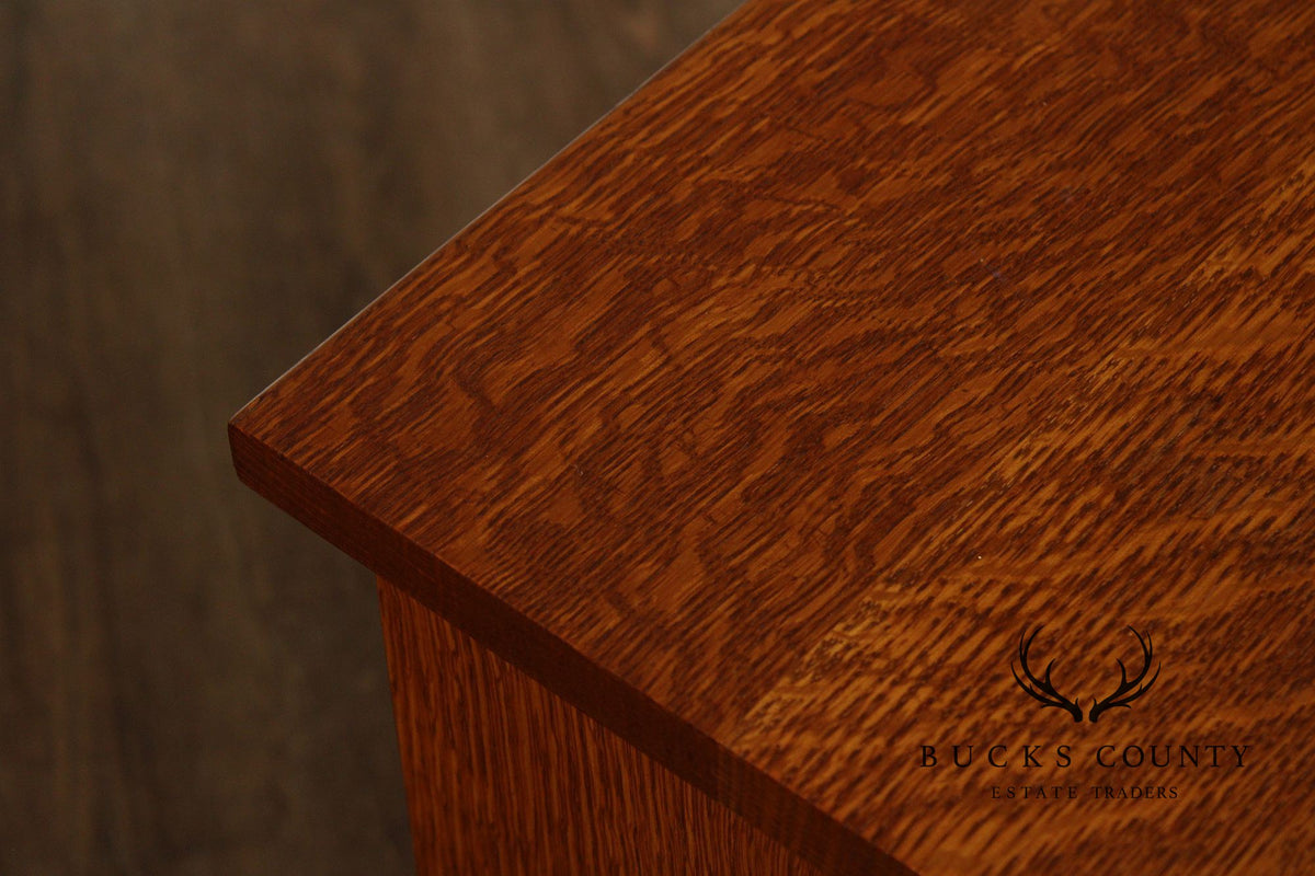Stickley Mission Collection Oak Two-Drawer File Cabinet
