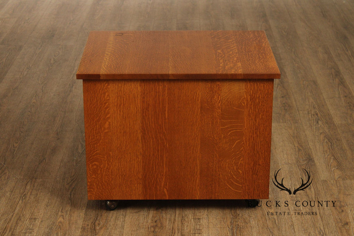 Stickley Mission Collection Oak Two-Drawer File Cabinet
