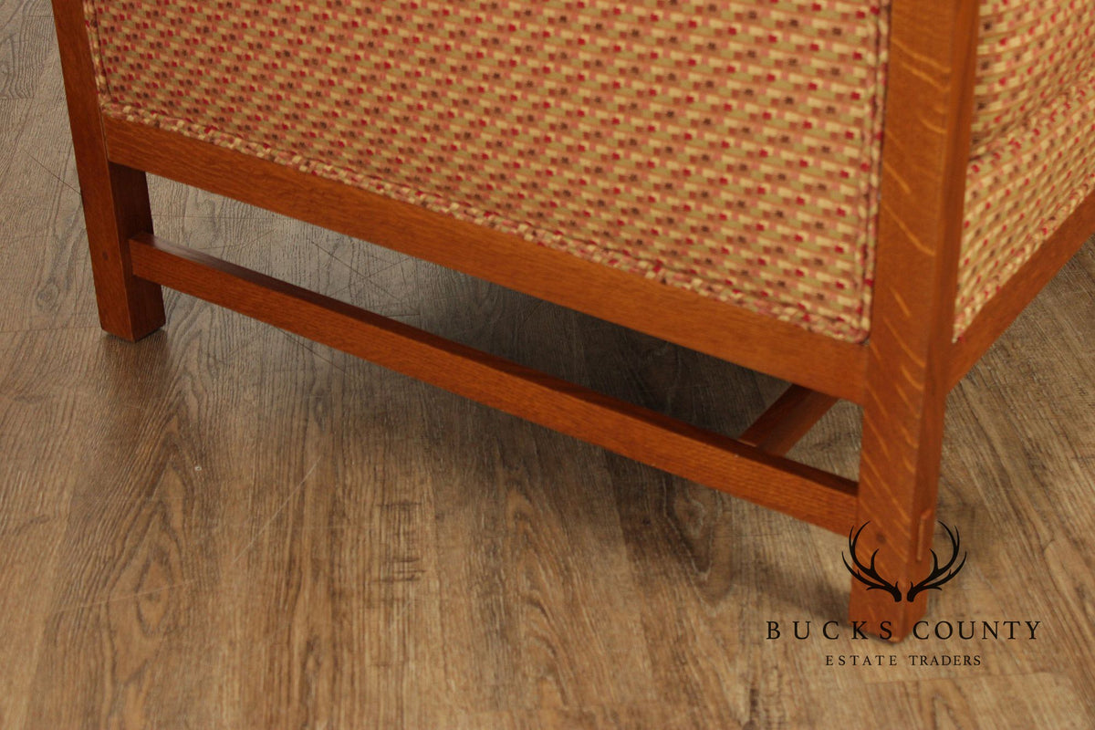 Stickley Mission Collection Oak Sofa With Loose Cushions