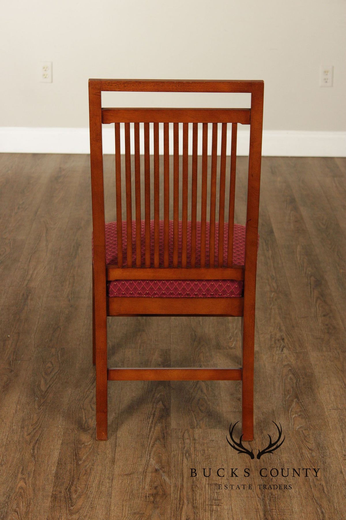 Bernhardt Mission Style Set Of Eight Dining Chairs