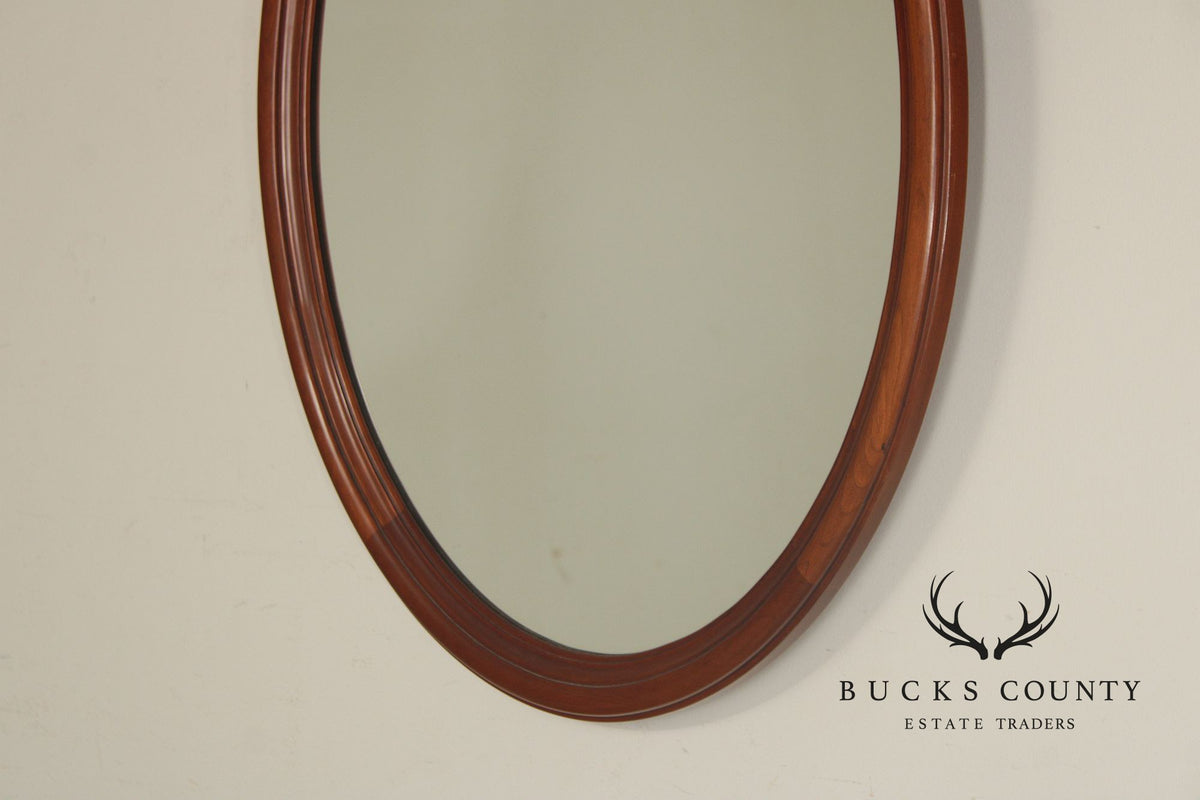 Henkel Harris Oval Cherry Wall Mirror