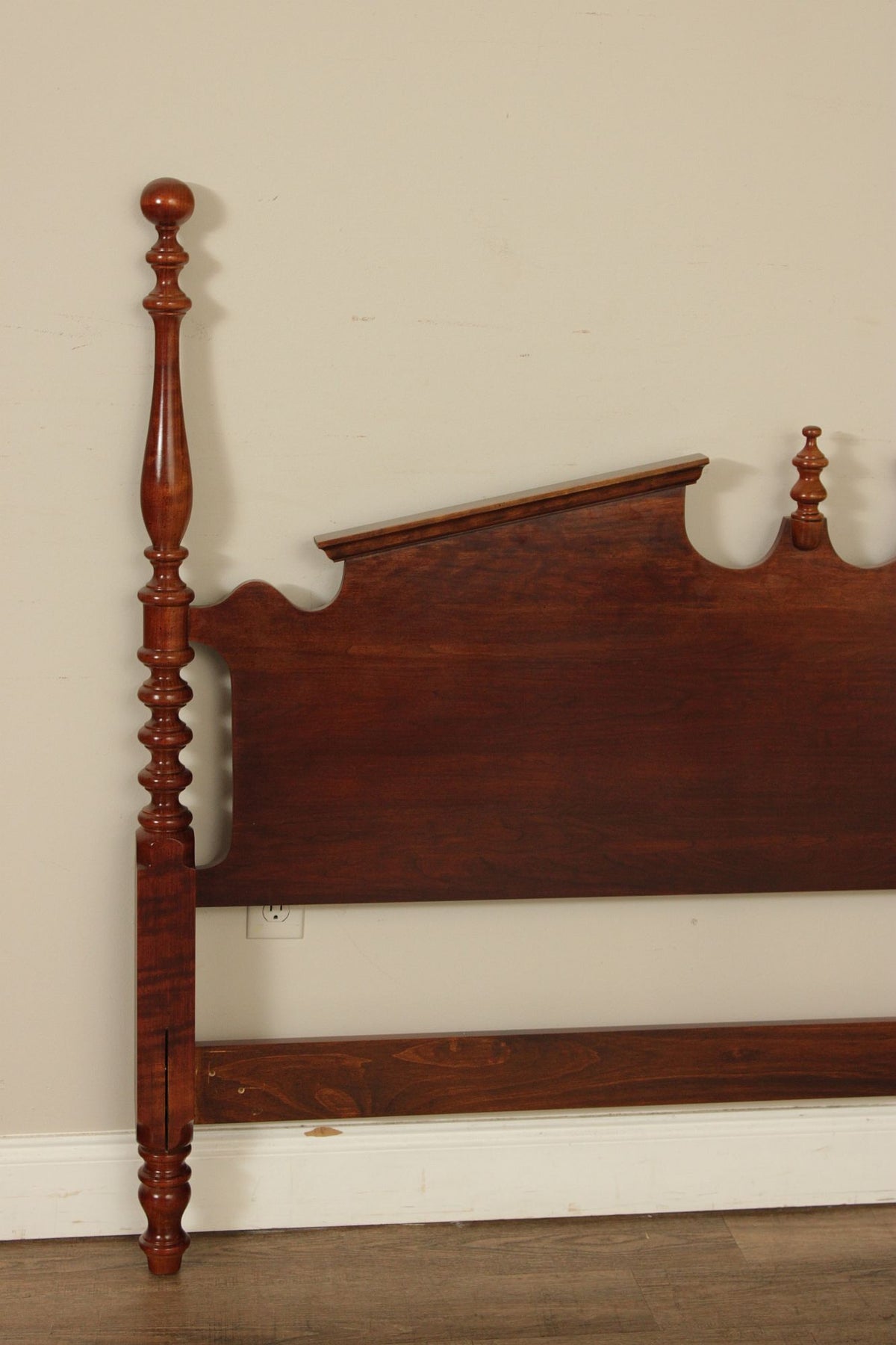 Chippendale Style Cherry Queen Poster Headboard
