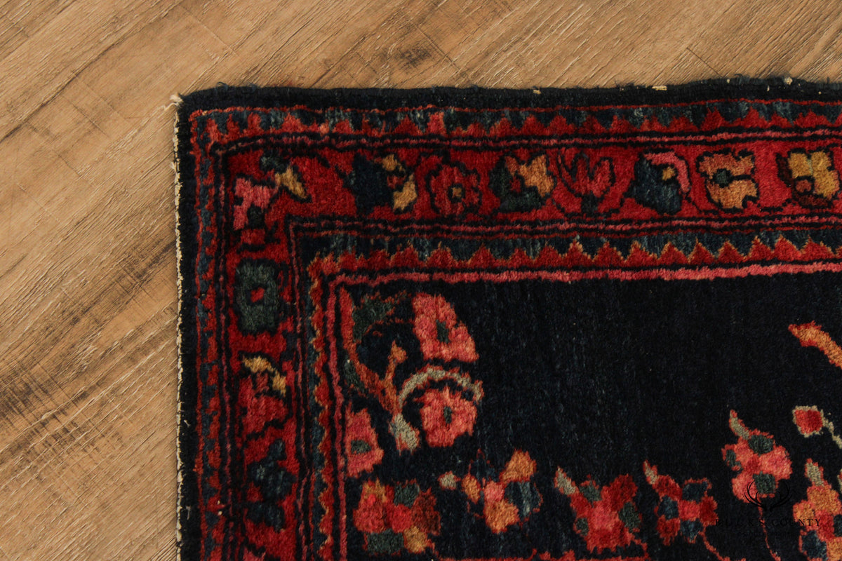 Persian Style Tribal Hamadan Area Rug, 4.5' x 3.5'