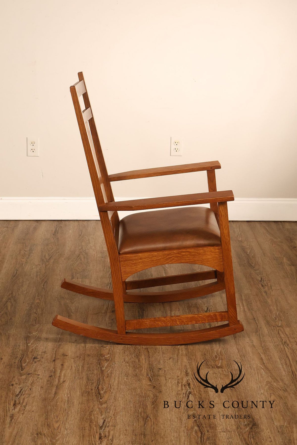 Stickley Mission Collection Harvey Ellis Oak Rocking Chair