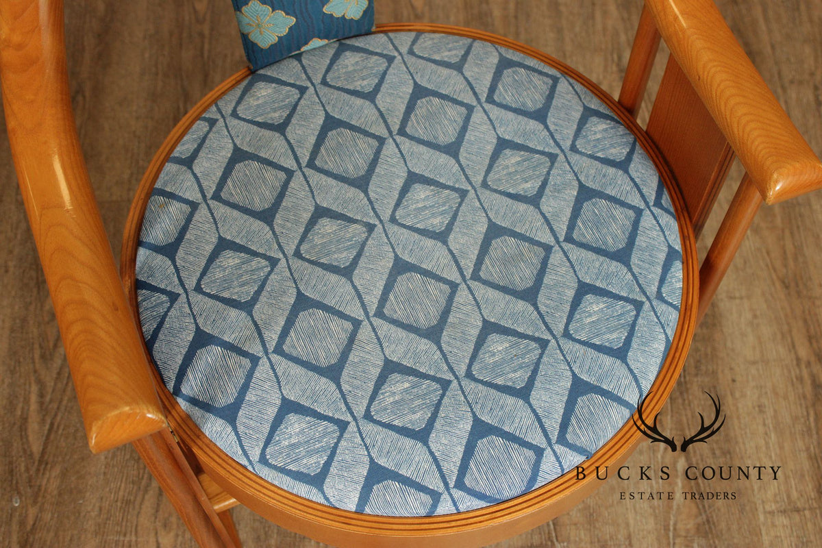 Colber & Trocadero Italian Mid Century Set of Four Armchairs