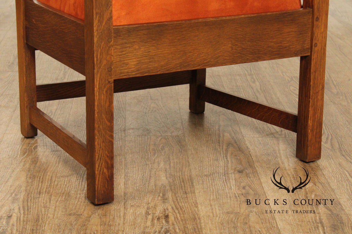 Limbert Antique Mission Oak Armchair