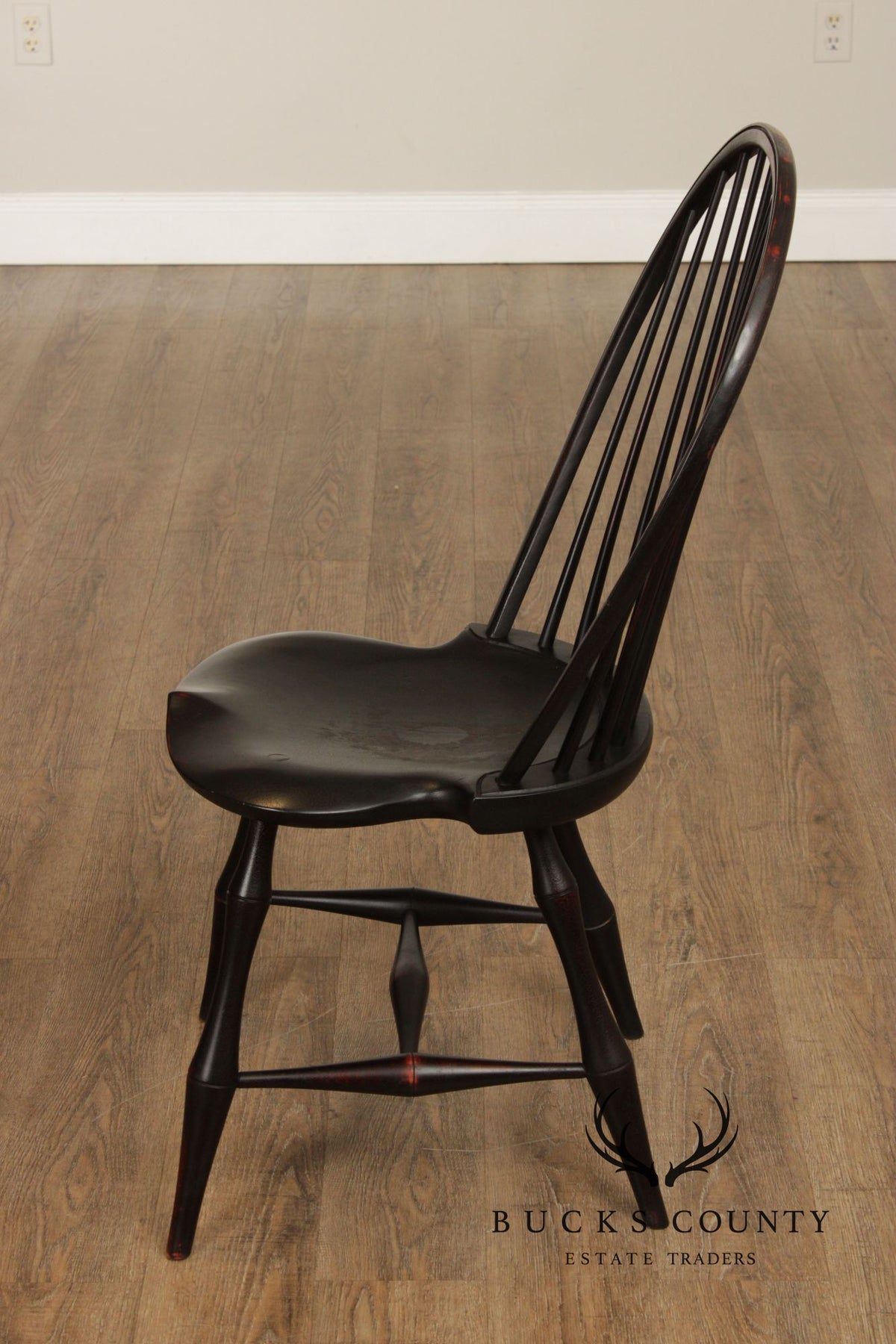 D.R. Dimes Ebonized Windsor Chair