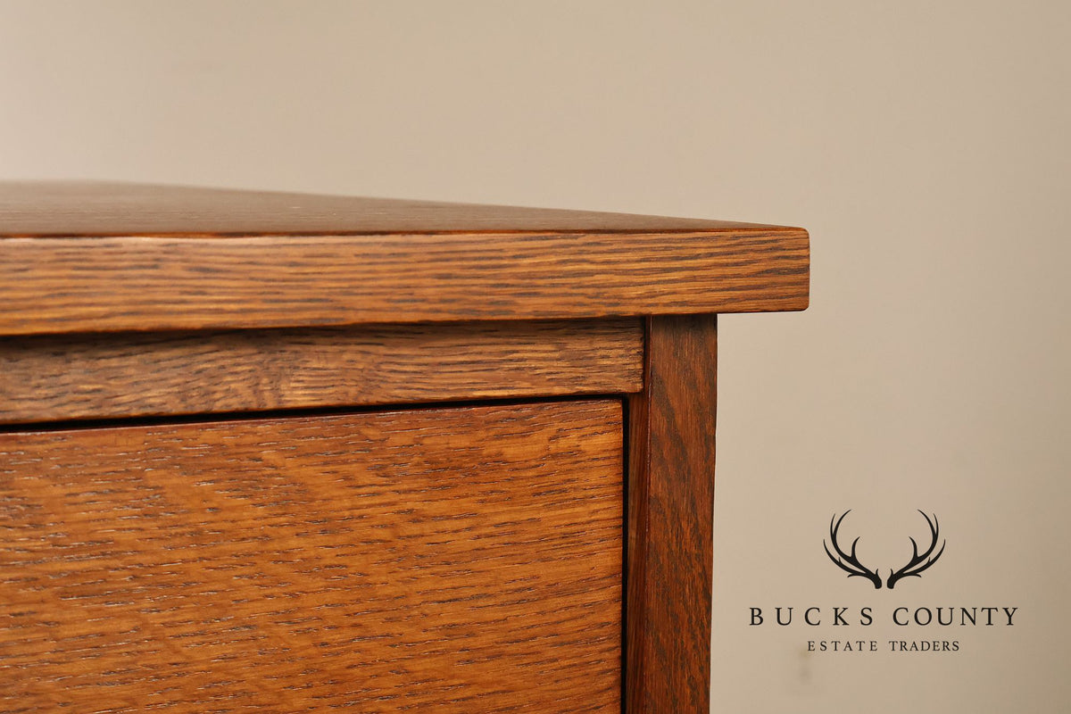 Stickley Mission Collection Oak Filing Cabinet