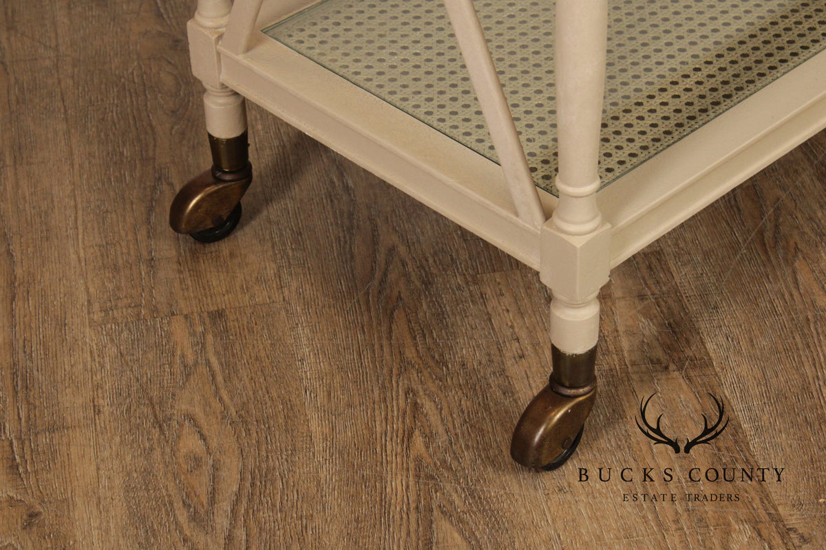 Regency Style Vintage Three Tier Serving Trolley