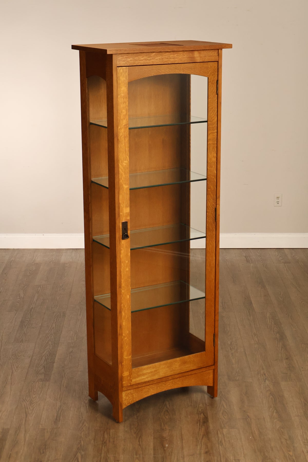 Stickley Mission Collection Oak Display Cabinet