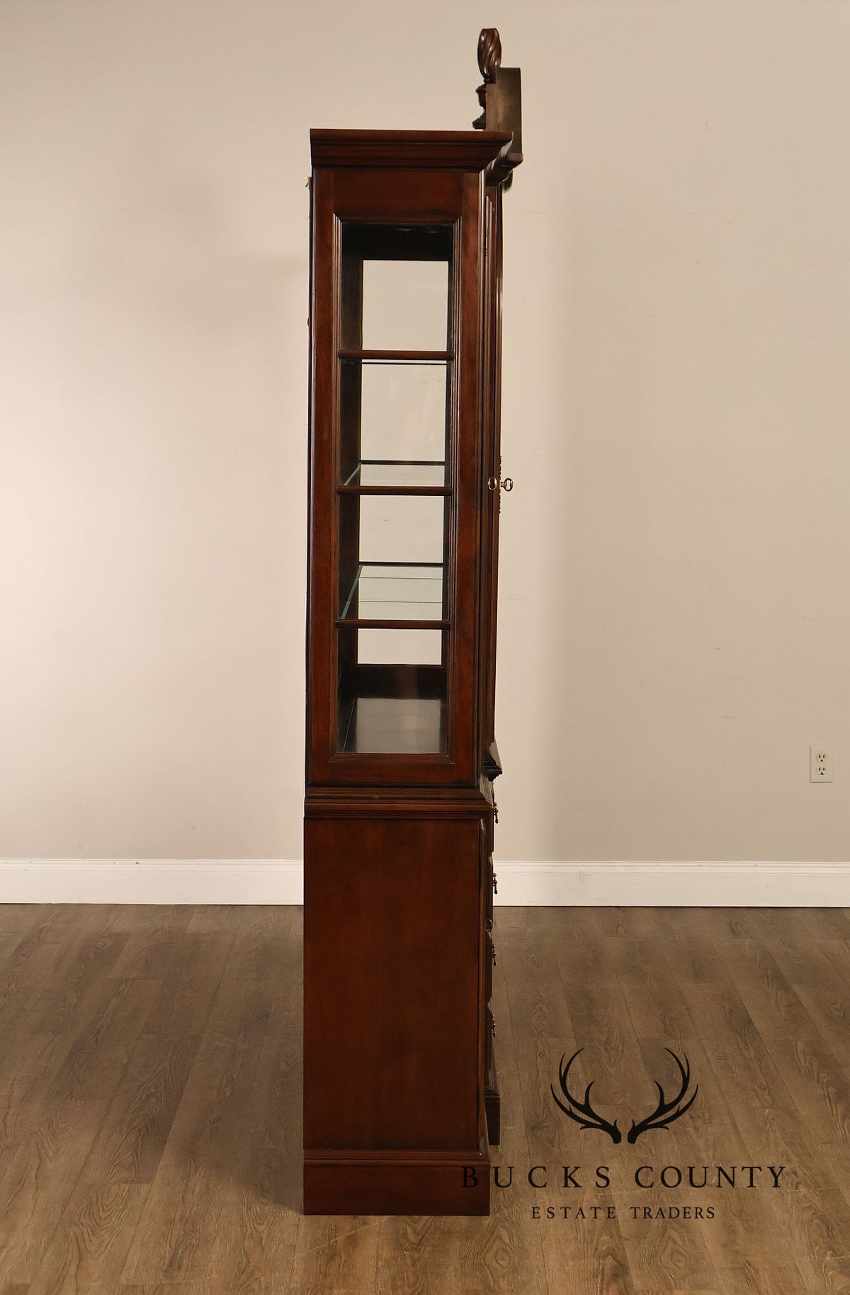 Harden Charleston Collection Cherry Breakfront China Cabinet