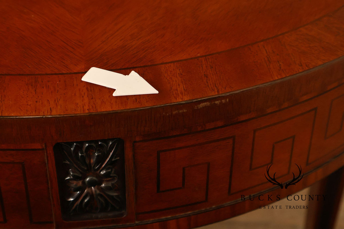 Baker Furniture Neoclassical Style Round End Table