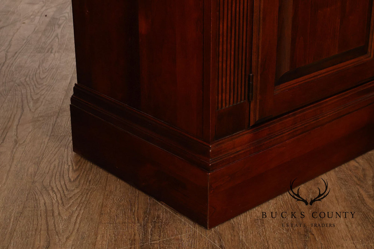 Pennsylvania House Georgian Revival Cherry Lighted Cherry China Cabinet
