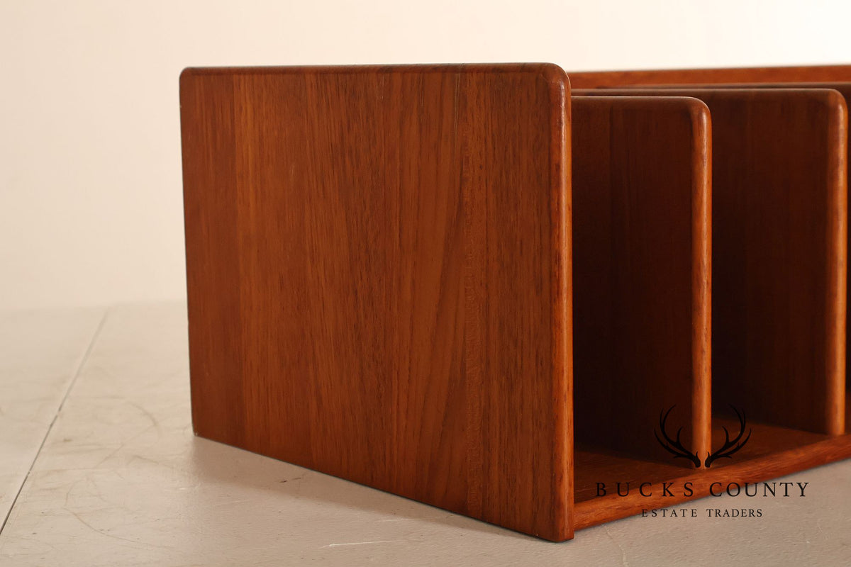 Nordisk Andels-Eksport Danish Modern Teak Desk Organizer