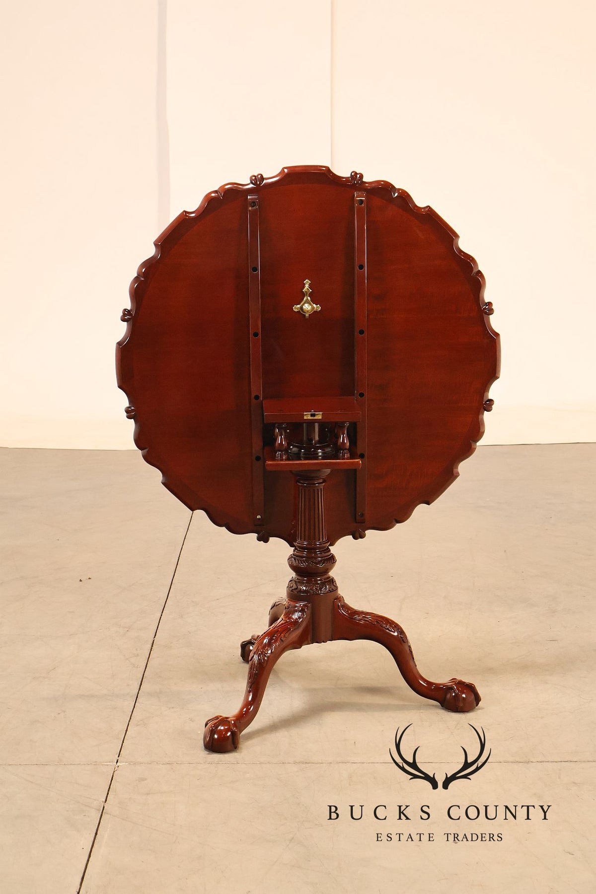 Kindel Winterthur Collection Mahogany Tilt Top Table