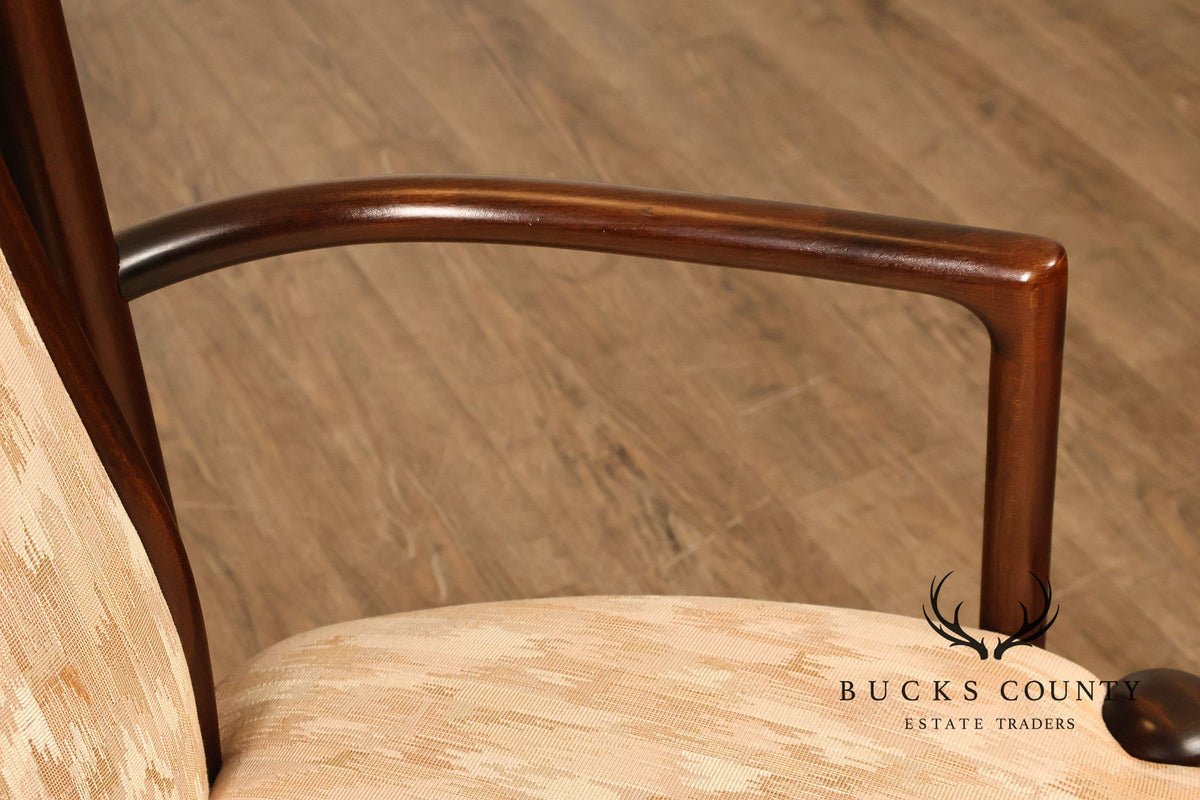 Boltinge Stolefabrik A/S Danish Modern Set Of Six Upholstered Dining Chairs