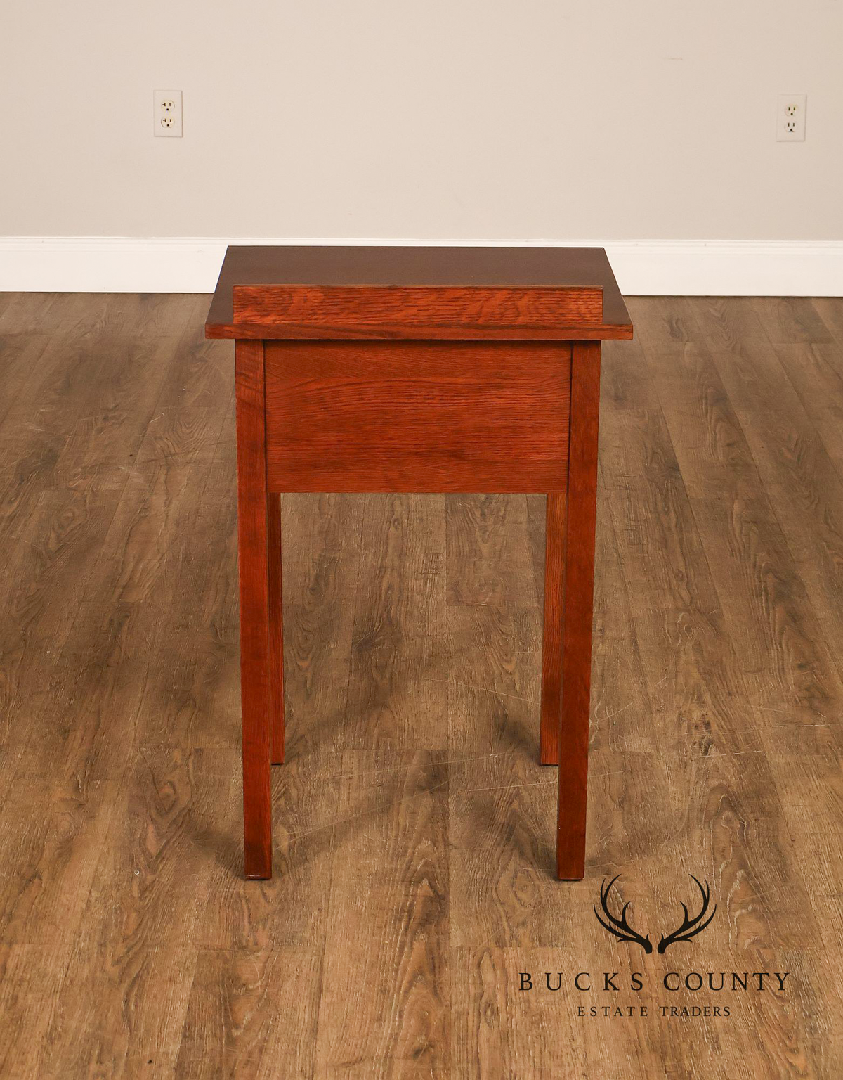 Stickley Mission Collection Pair Of Oak Nightstands