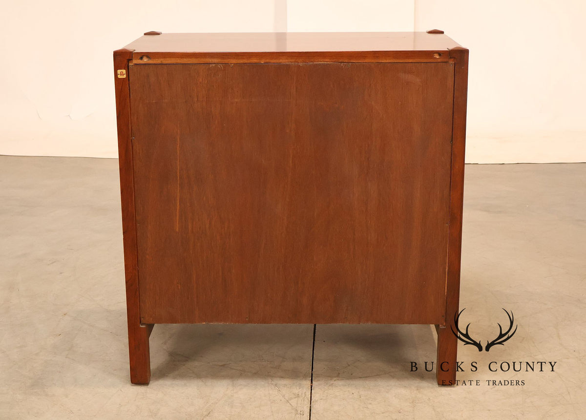 Stickley Mission Collection Pair Of Cherry Three Drawer Nightstands