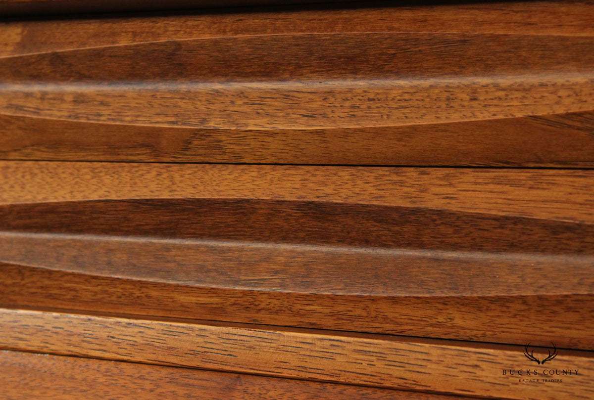 Mid Century Modern Walnut Queen Headboard