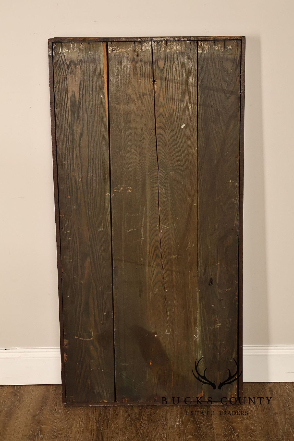 Antique Oak Shadowbox Display Case