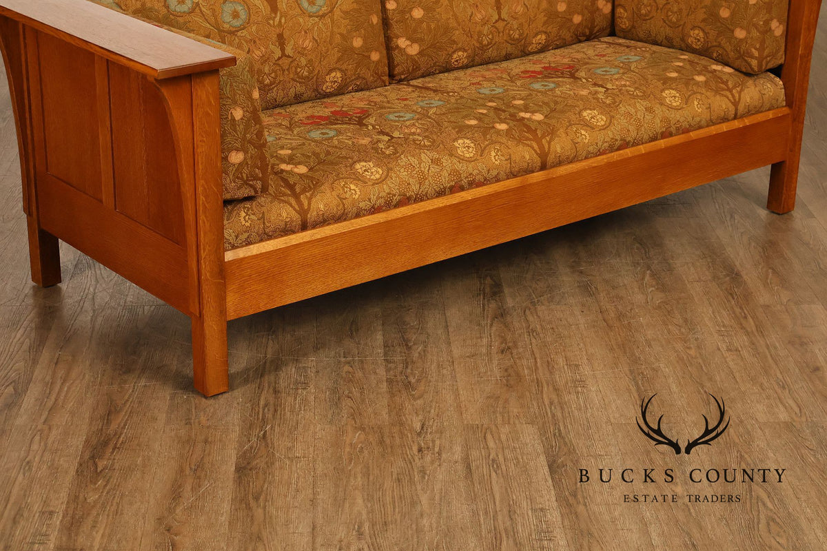 Stickley Mission Collection Oak Prairie Settle