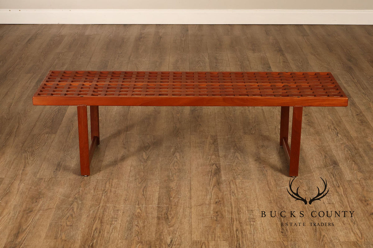 Peter Løvig Nielsen Danish Modern Teak Bench
