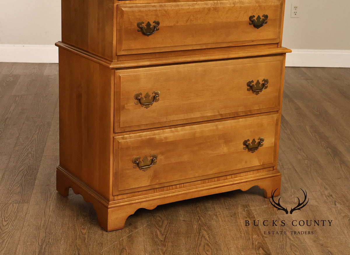 Traditional Maple Tall Chest Of Drawers