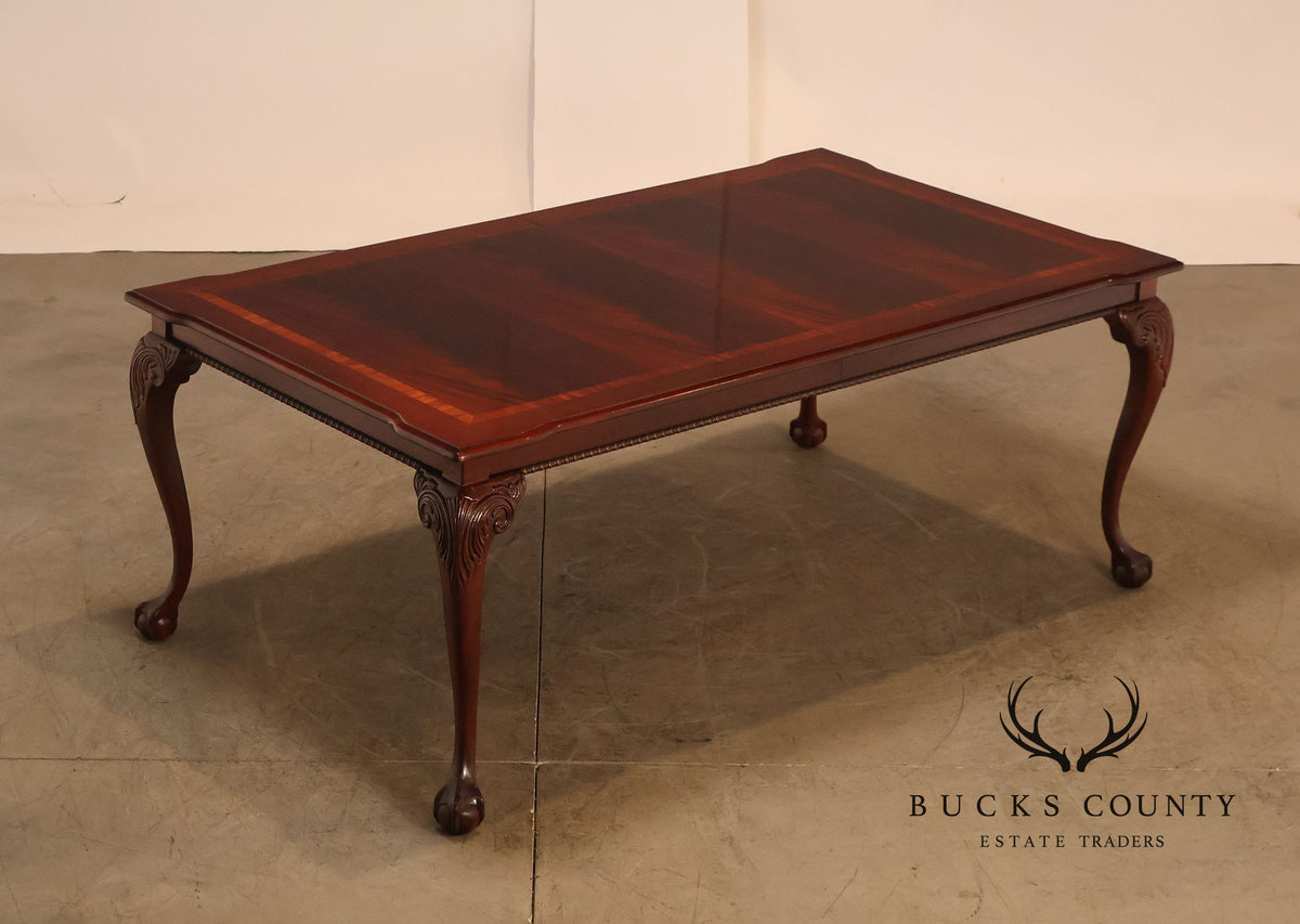 Chippendale Style Mahogany Extension Dining Table
