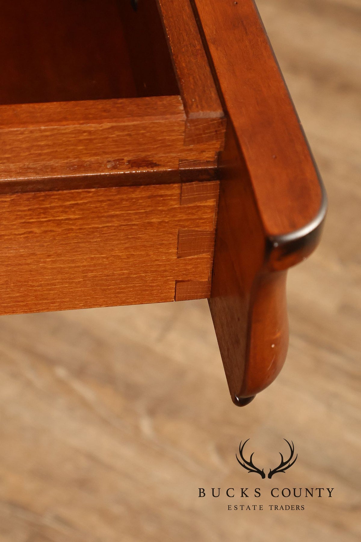 French Louis Philippe Style Pair Of Cherry Nightstands