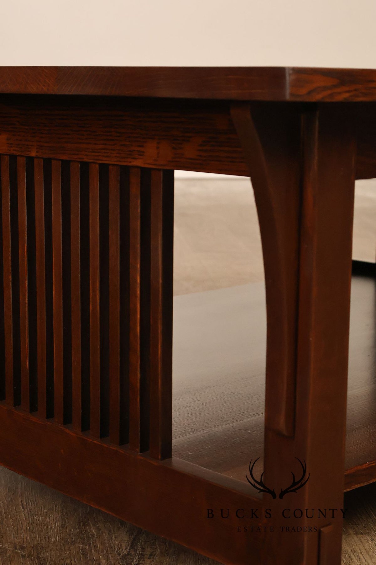 Stickley Mission Collection Oak Cocktail Table
