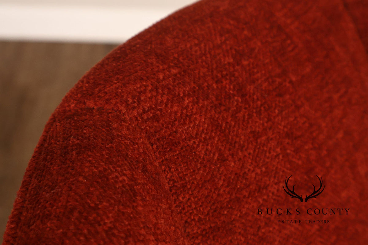 Kindel Grand Rapids Winterthur Collection Mahogany Wing Chair