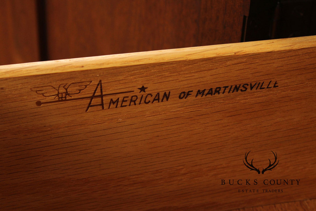 American of Martinsville Mid Century Modern Tall Chest