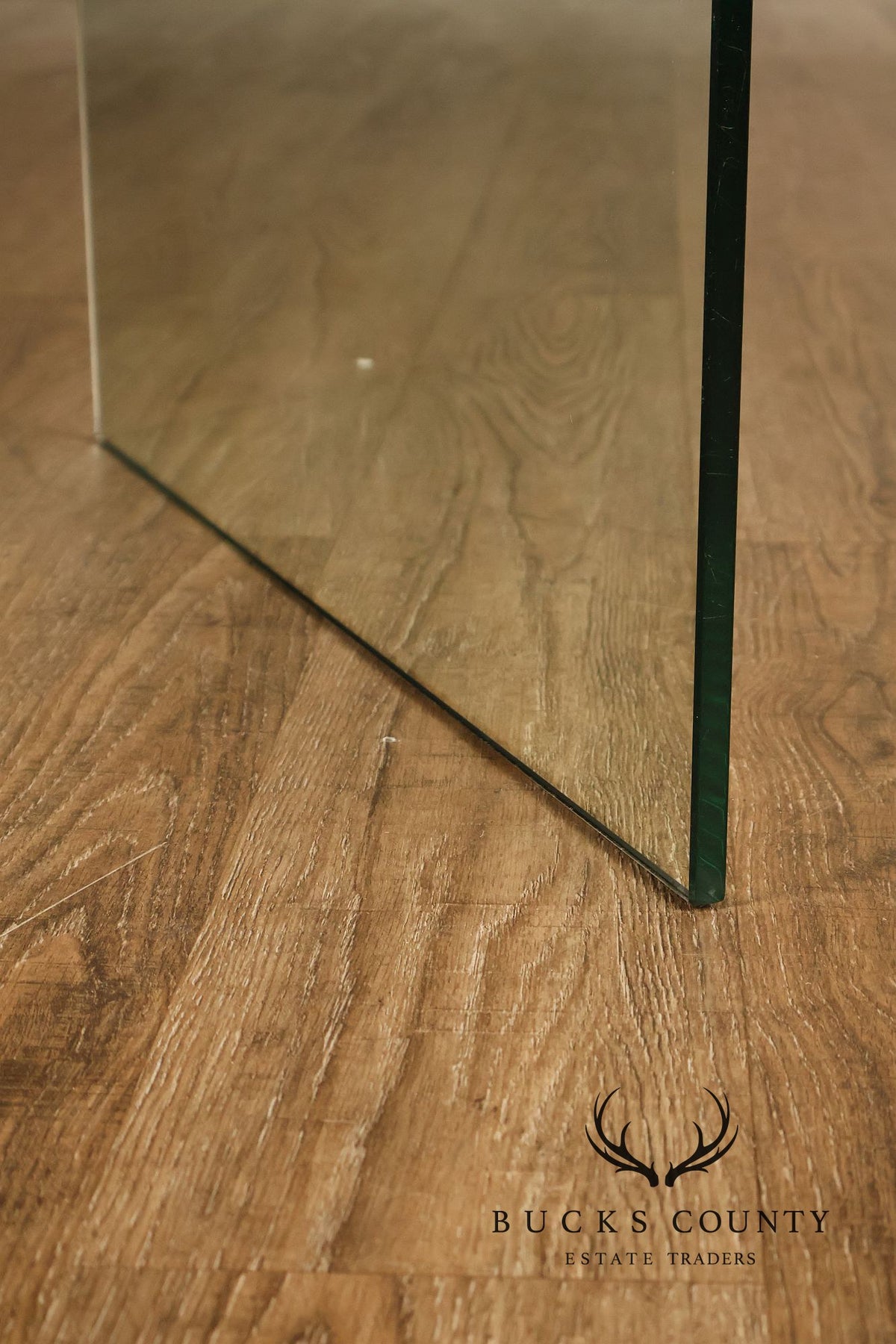 Modern Glass Waterfall Coffee Table