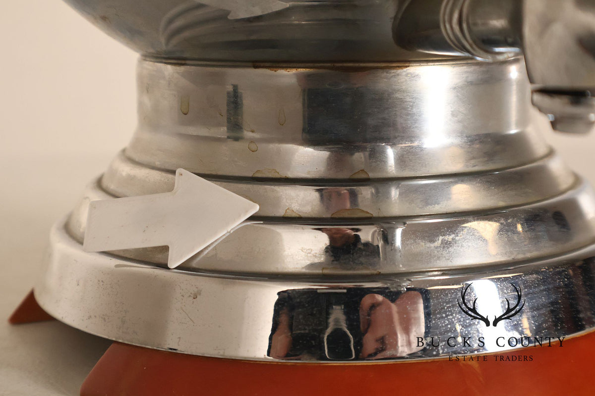 Manning-Bowman Chrome and Bakelite Coffee Percolator