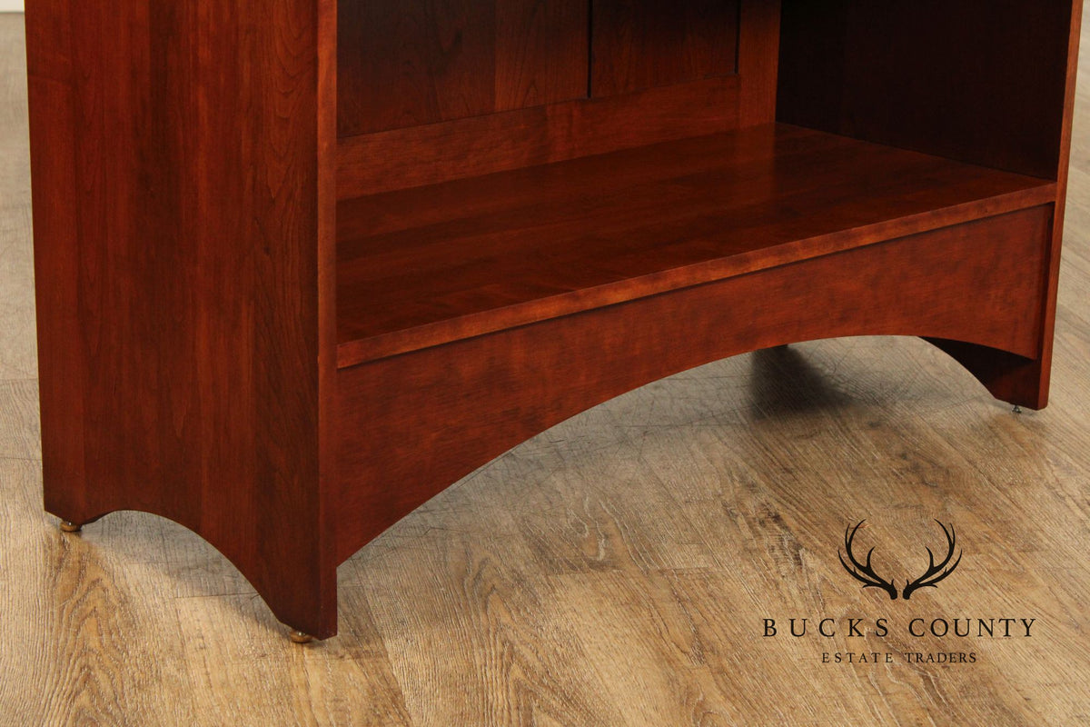 Stickley Mission Collection Harvey Ellis Inlaid Cherry Drop Front Desk