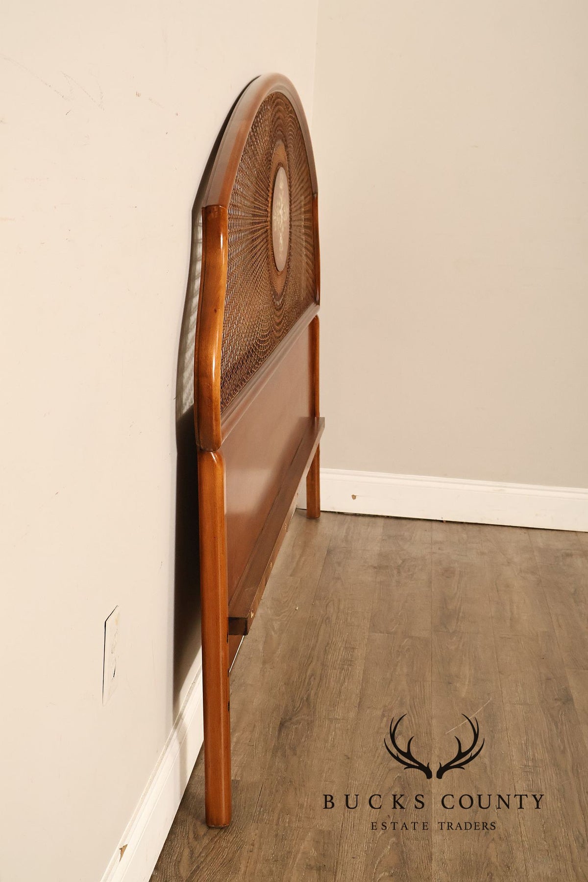 Medea 'Raggio Di Sole' Caned Queen Headboard