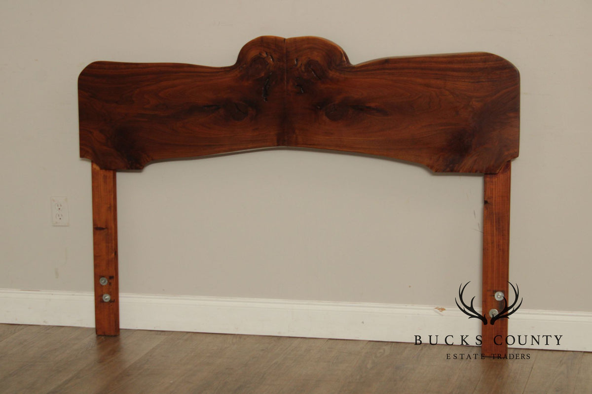 Studio Figured Walnut Queen Size Headboard