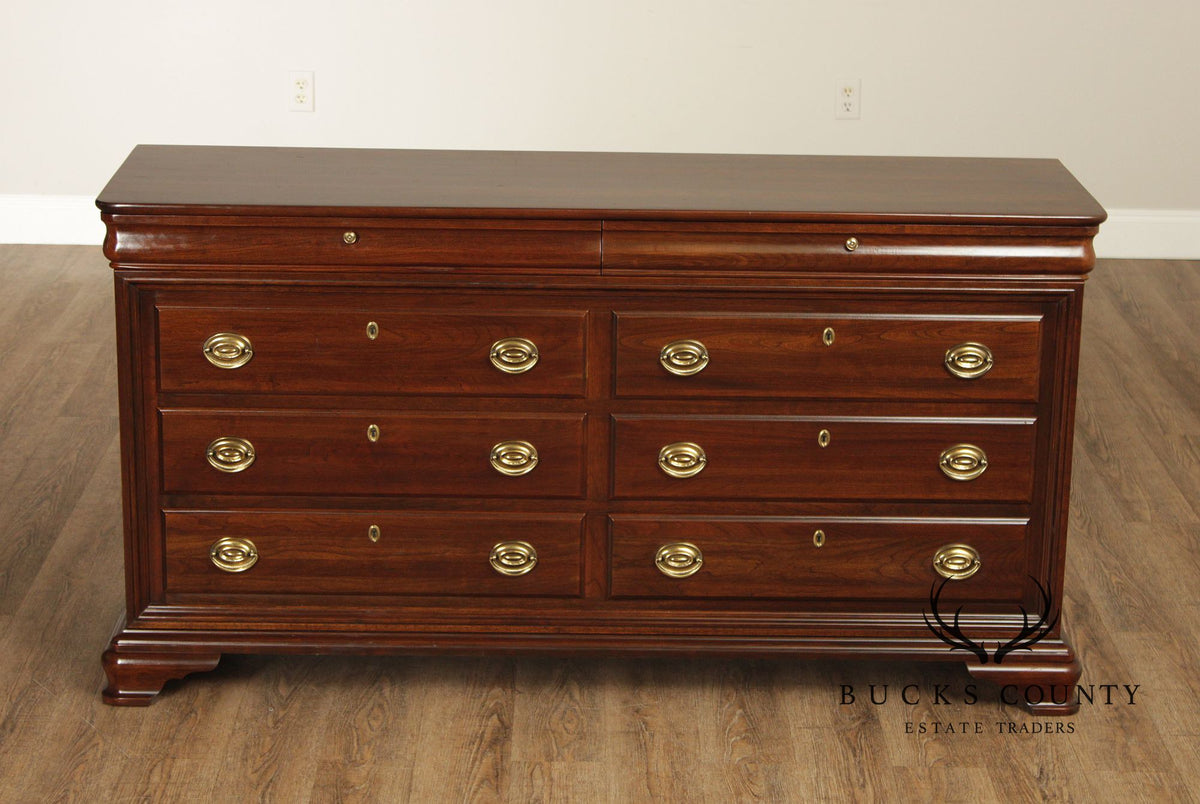 Jamestown Sterling Cherry Double Dresser