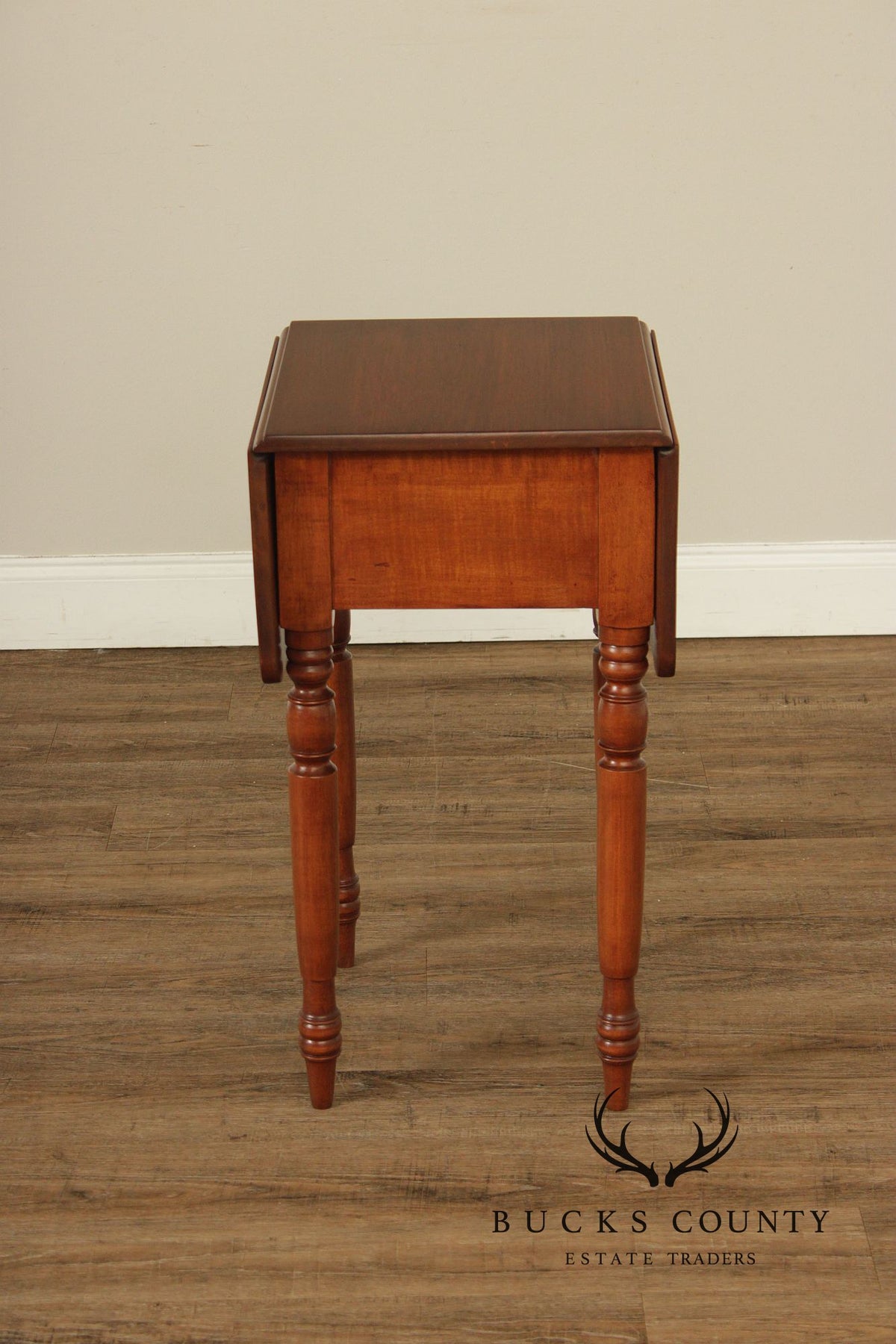 Antique Sheraton Drop-Leaf Pembroke Side Table