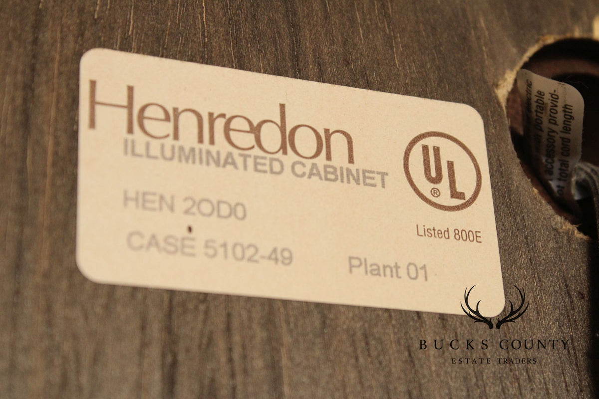 Henredon 'Grand Provenance' Walnut Display Cabinet