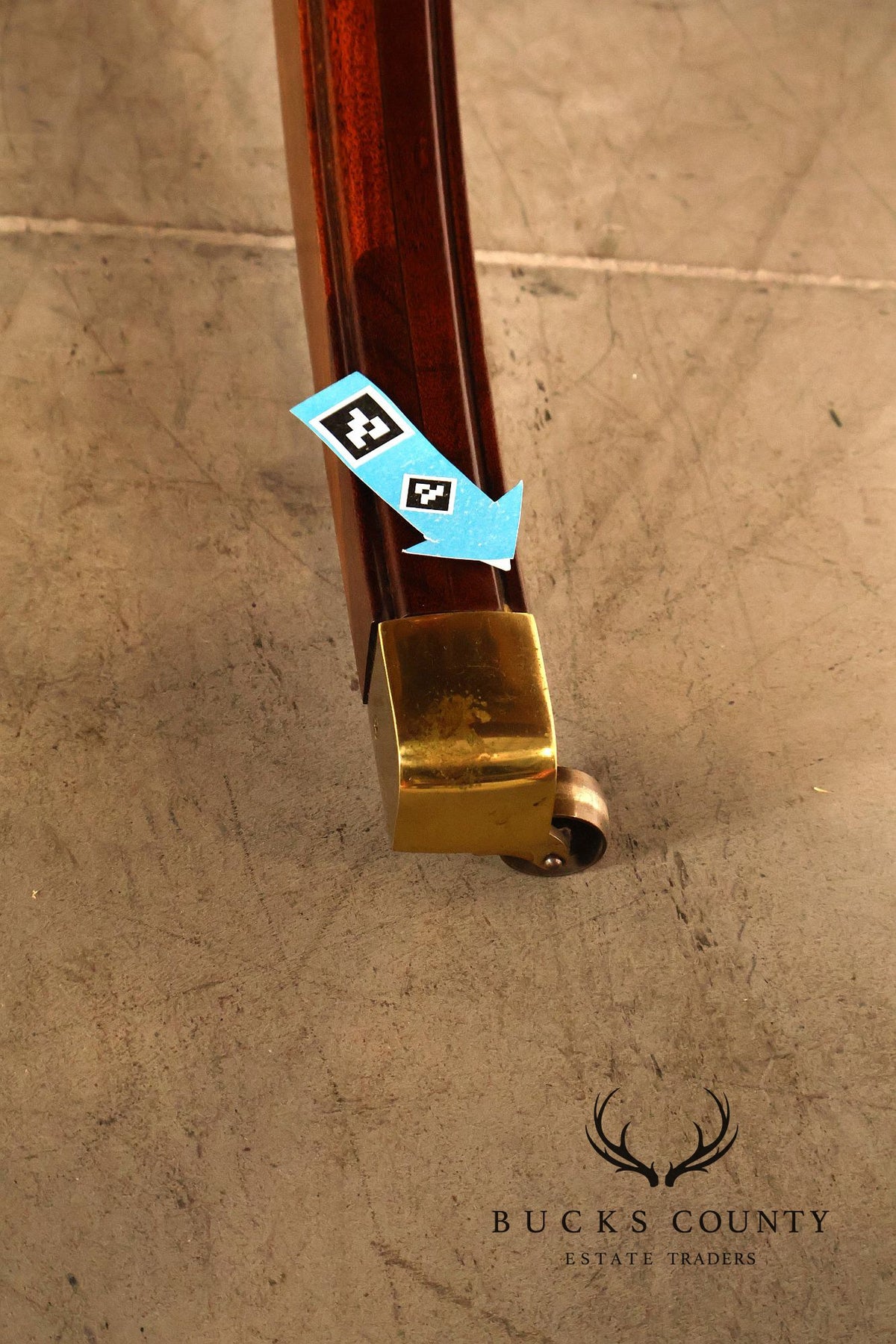 Federal Style Mahogany Double Pedestal Dining Table