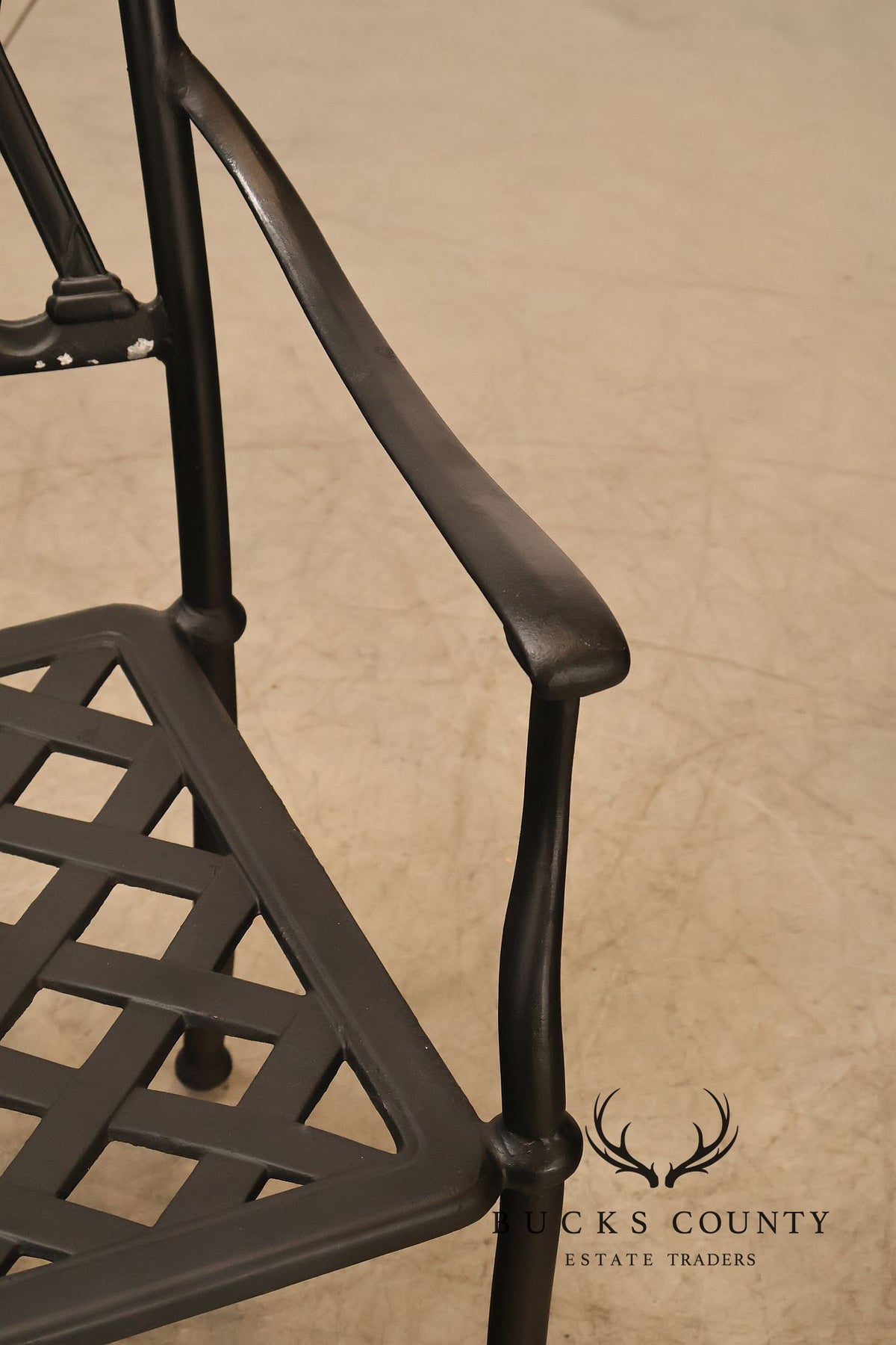 Hanamint Set Of 6 Cast Aluminum Patio Dining Chairs